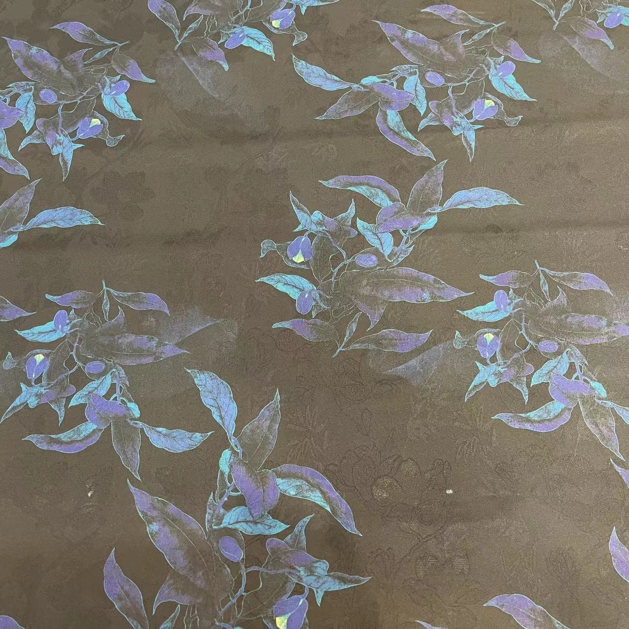 Orchid Ink Tea Silk Fabric: 59"W Satin Upholstery, Costume, Drapery