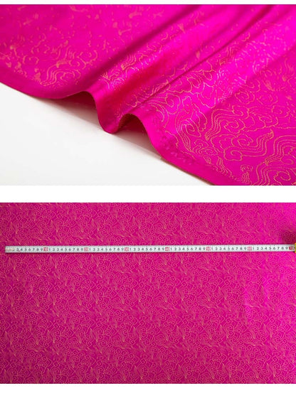 Tissu brocart jacquard nuage : Matière pour costumes de style japonais