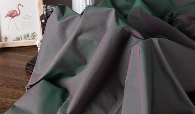 Two-Tone Windbreaker Fabric: Fantasy Color Fashion Coat Material