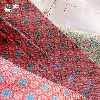 Tissu brocart de soie : Matériel de couture d'inspiration chinoise