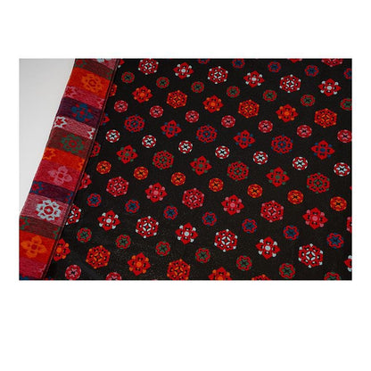 Tissu brocart à motifs floraux : satin jacquard Baoxiang coloré - 150 cm de large