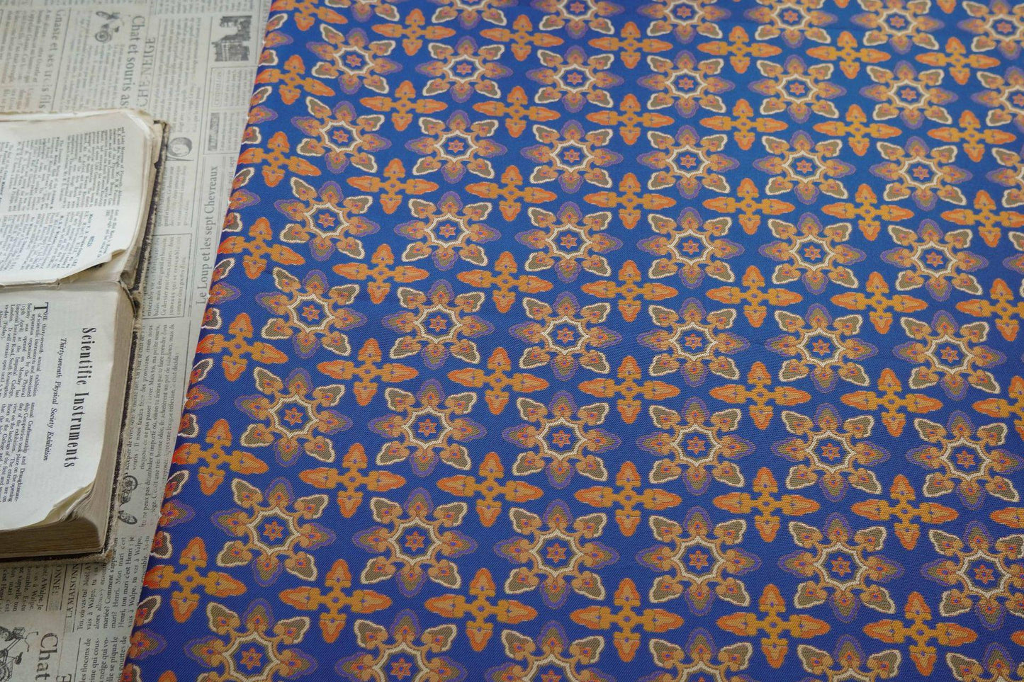 Lotus Jacquard Fabric: 3D Upholstery, Costume, & Decor - 59"W