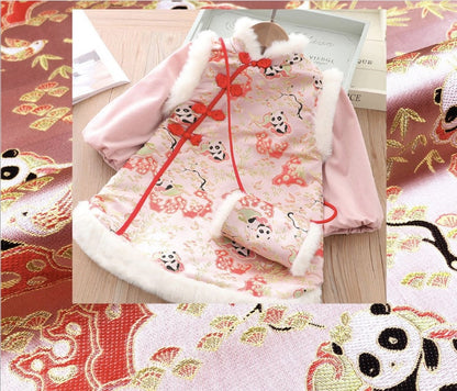 Panda Brocade Satin Fabric: 59" Wide Chinese Style Sewing