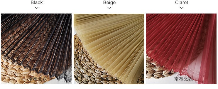 Pleated Organza Fabric: Stiff Texture, 59" Wide - Designer Crafts