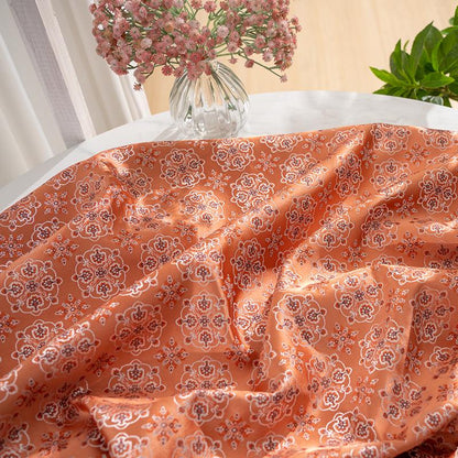 Jacquard Tibetan Brocade Fabric: High-Density Hanfu Vest Material