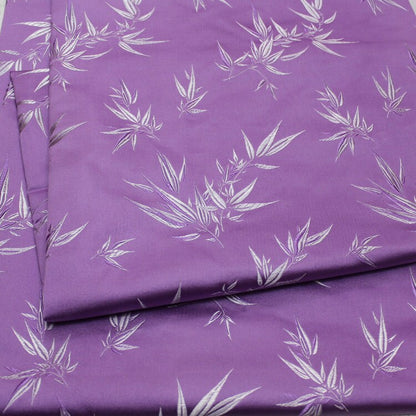 Bamboo Flower Silk Brocade Fabric: Quilting Sewing Upholstery (29.5" Wide)