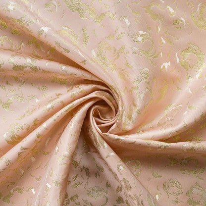 Gold Thread Jacquard Fabric: 3D Texture Upholstery, Costume, Decor (By The Meter)