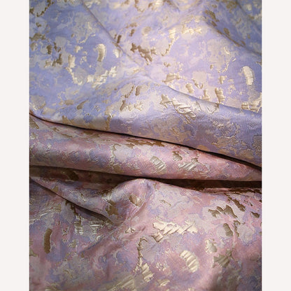 Vintage Jacquard Fabric: Irregular Pattern Upholstery, 57" Wide