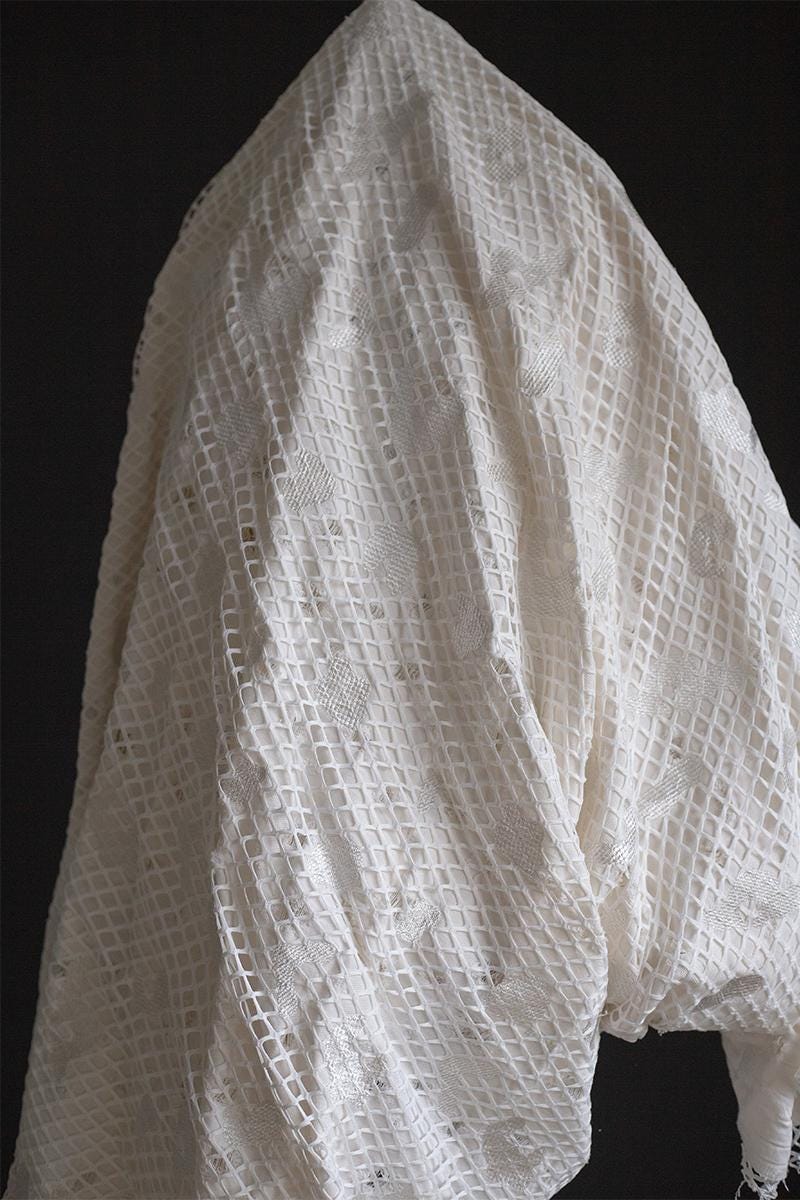 Embroidered Jacquard Denim Fabric: 3D Weave Cotton, Thick Jacket Material