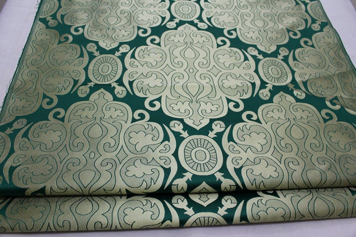 Chinese Brocade Fabric: Mongolian Gown Tibetan Robe Decoration
