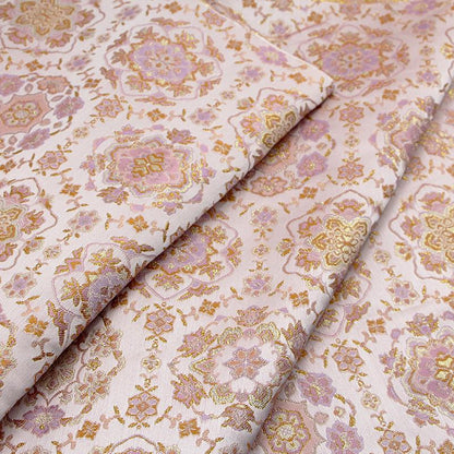 DunHuang Baoxiang Brocade Fabric: 59"W Tibetan Costume, Cheongsam, Upholstery