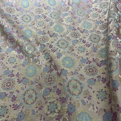 Tissu brocart à motifs floraux : Rayonne Cheongsam Qipao de 147 cm de large