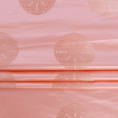 Mongolian Brocade Gown: Chinese Tibetan Style Rayon Fabric
