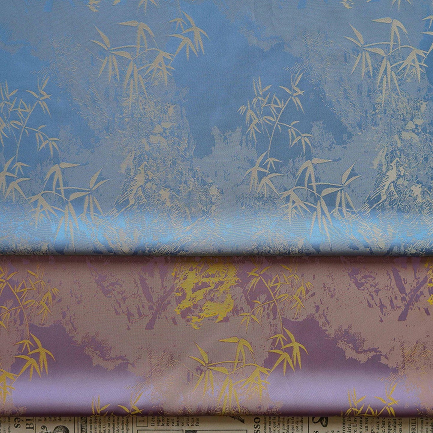 Tissu satiné de soie couleur sarcelle : 150 cm de large, texture riche, pour ameublement
