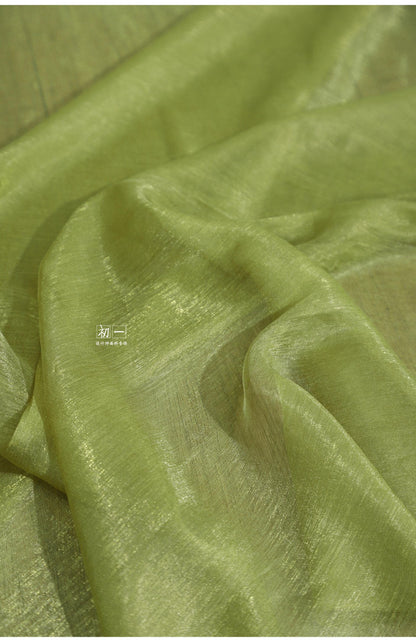Shimmering Chiffon Mesh Fabric, Sheer Polyester Sewing, Costume, Decor