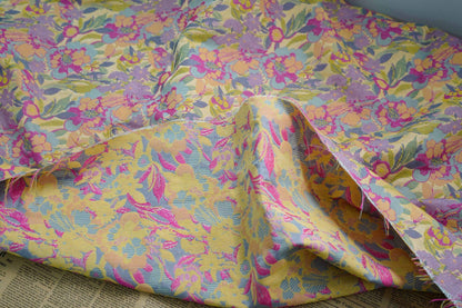 Floral Jacquard Fabric: 3D Texture Upholstery, Costume, Decor - 57"W