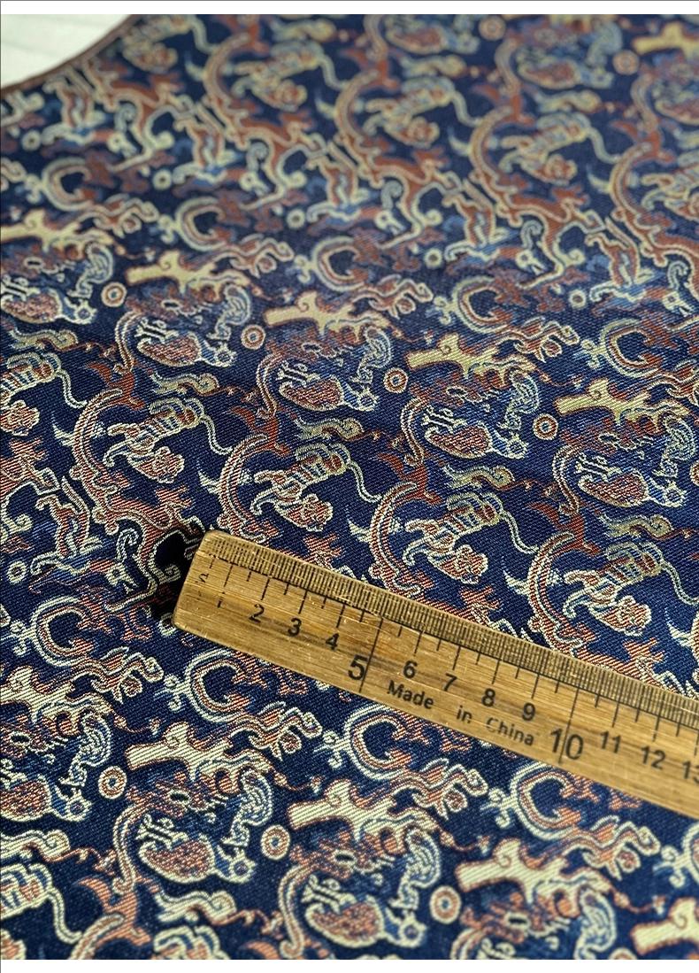 Tiger Brocade Fabric: Song Dynasty Style, Hanfu Clothing Material
