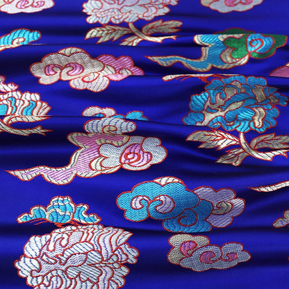Xiangyun Flower Rayon Brocade Fabric: Upholstery, Costume, Decor (By The Meter)