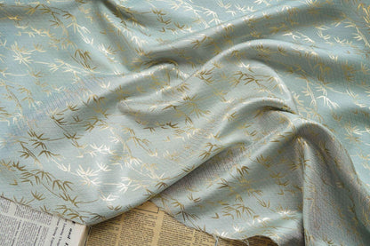 Bamboo Diamond Jacquard Fabric: 60"W Rayon Blend Drapery