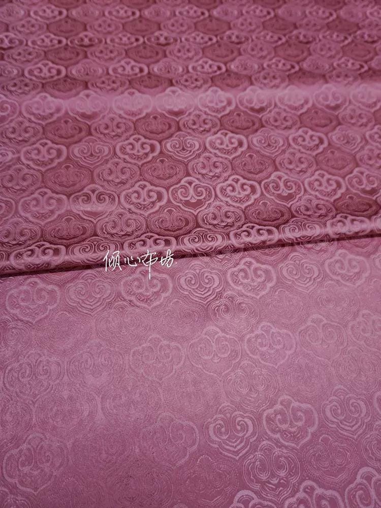Cloud Brocade Fabric: Silk Rayon Jacquard, Costume Dress Material
