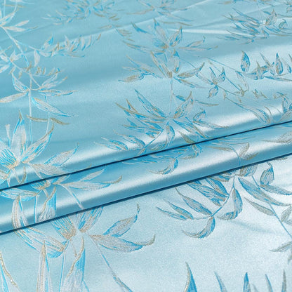 Bamboo Brocade Fabric: 59" Silk Rayon Blend, Costume Upholstery