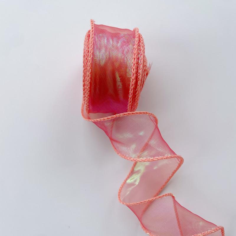 Gradient Fishtail Organza Ribbon: 4cm DIY Craft Fabric, 10 Yards