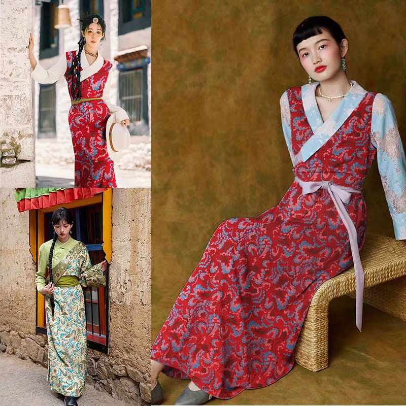 Tissu brocart à motif de plumes de paon : mélange de soie chinoise et de rayonne à fleurs magenta