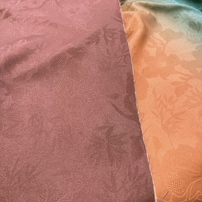 Tissu à imprimé floral dégradé : mélange de polyester et d’élasthanne, largeur 140 cm