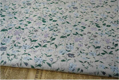 Tissu jacquard à motif floral : polyester texturé 3D, largeur 142 cm