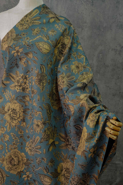 Brocade Jacquard Fabric: Retro Palace Style Damask (by the meter)