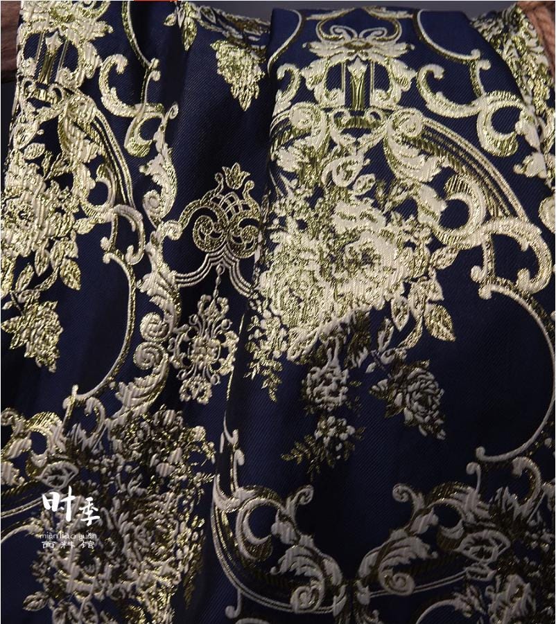 Retro Palace Jacquard Fabric: Damask Upholstery, Sewing & Bookbinding
