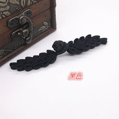 Handmade Satin Leaf Sewing Frog Closures: Cheongsam Knot Buttons