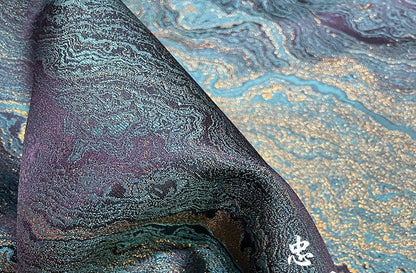 Galaxy Jacquard Fabric: 3D Gold Thread Upholstery, Costume, Decor - 56" Wide