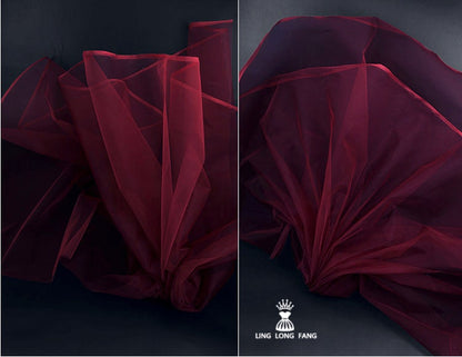 Stiff Organza Fabric: 62"W Designer Material for Gowns & Crafts