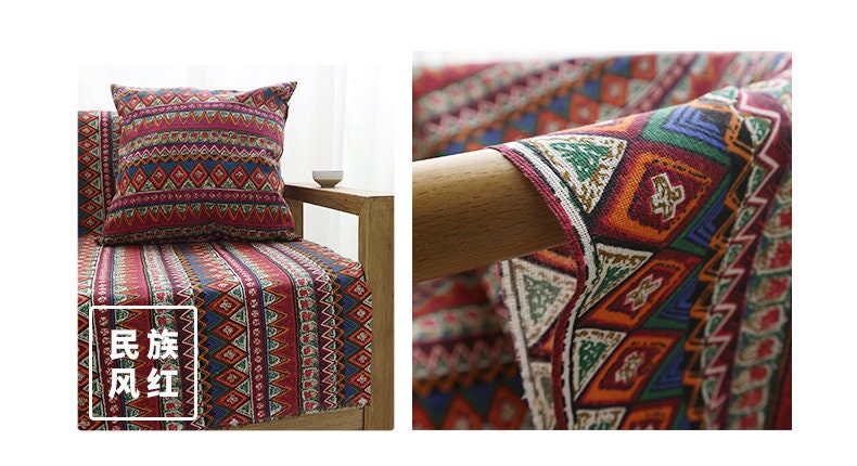 Japanese Cotton Fabric: Upholstery & Drapery, 59" Wide