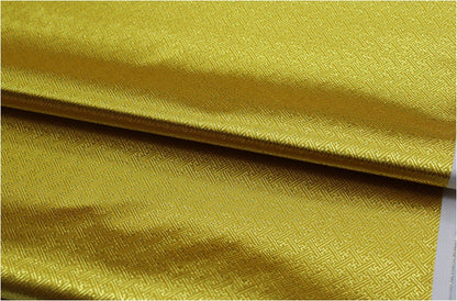 Gold & Silver Brocade Fabric: Small Squares, Costume Dress Material