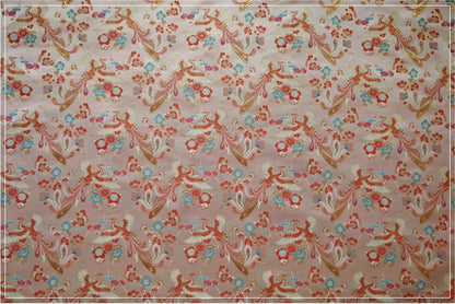 Phoenix Bird Brocade Fabric: 60"W Jacquard Satin, Home Decor Sewing Fabric