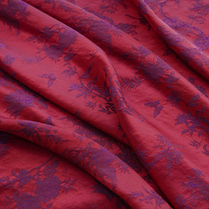 Floral Jacquard Brocade Fabric: 45"W Silk Rayon Blend