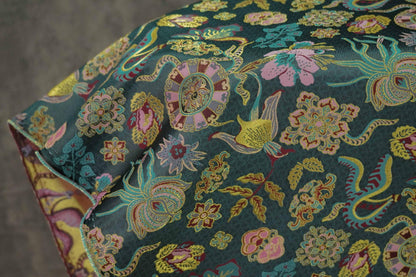 Jacquard Brocade Fabric: Chinese Ancient Pattern Polyester Blend (62")