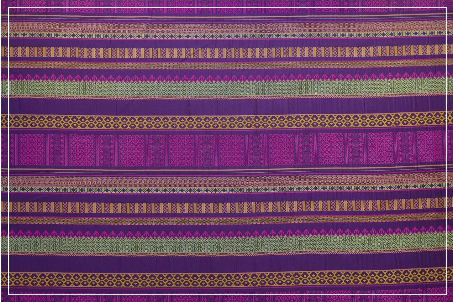 Tissu brocart Zhuang vintage ��� Tissu tissé à rayures losanges" Large