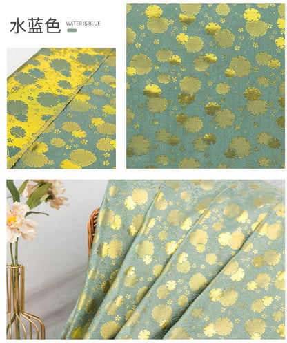 Metallic Paisley Brocade Fabric: 59" Wide Chinese Jacquard