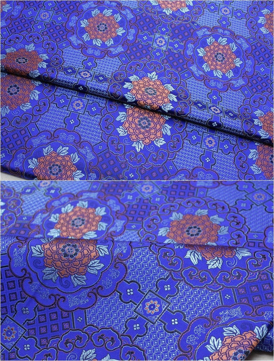 Baoxiang Flower Brocade Fabric: Tibetan Robes & Shrines (29.5"W)
