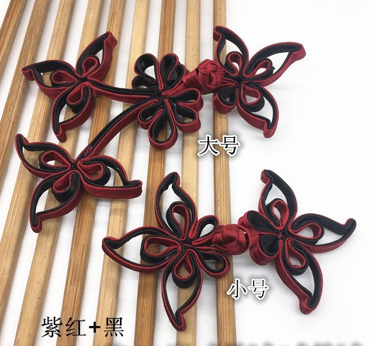 Handmade Satin Chinese Knot Buttons: Cheongsam Sewing Fasteners