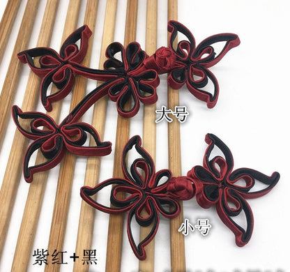 Handmade Satin Chinese Knot Buttons: Cheongsam Sewing Fasteners