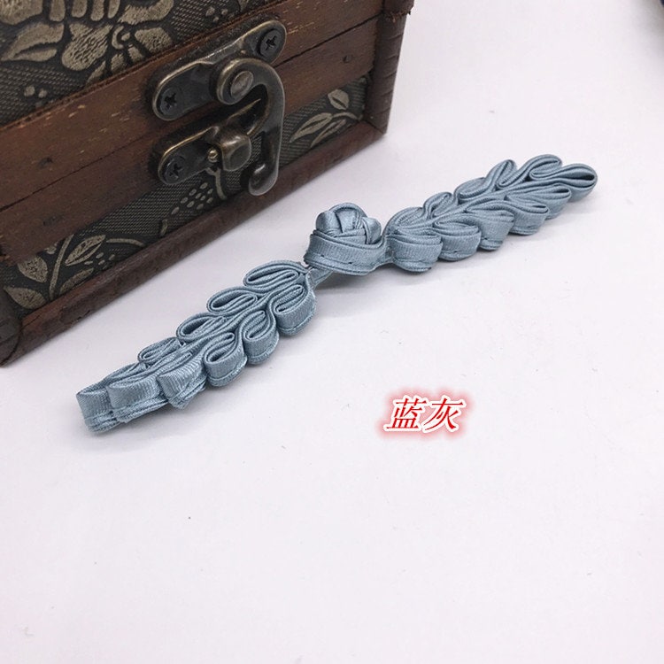 Handmade Satin Leaf Sewing Frog Closures: Cheongsam Knot Buttons