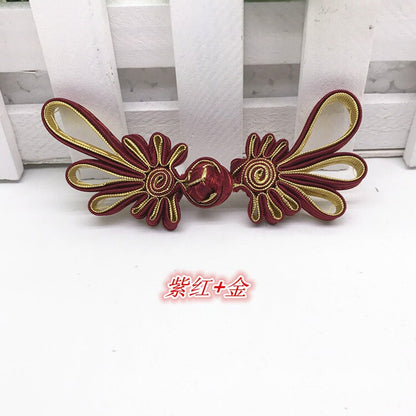 Handmade 9colors fabric Sewing Fastener Chinese Closure Knot Cheongsam Frog Buttons