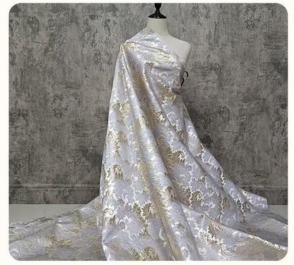 Tissu jacquard gaufré 3D, largeur 58 pouces