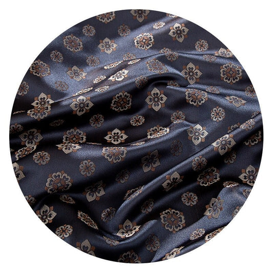 Pipa Flower Brocade Fabric: 59" Jacquard Silk Rayon Blend
