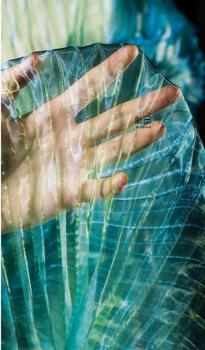 Mermaid Water Reflective Organza Fabric - 57" Wide - Stiff Texture