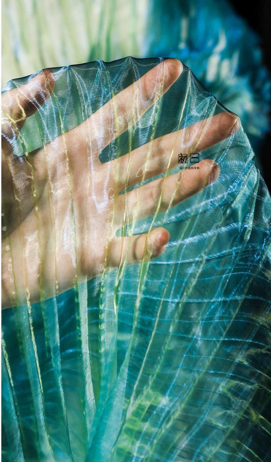 Mermaid Water Reflective Organza Fabric - 57" Wide - Stiff Texture